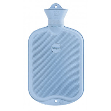SÄNGER borsa dell'acqua calda 2l a doghe su 1 lato azzurro