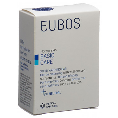 Eubos Sapone solido non profumato blu 125g