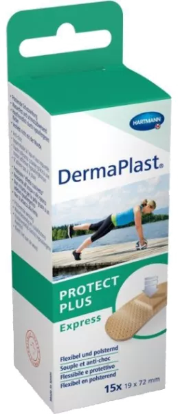 Dermaplast ProtectPlus Express 19mmx72mm 15 Stück