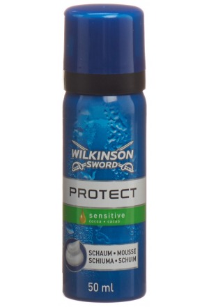 Wilkinson Protect schiuma da barba pelle sensibile 50ml