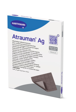 Atrauman Ag compresse 10x10cm sterili 10 pezzi