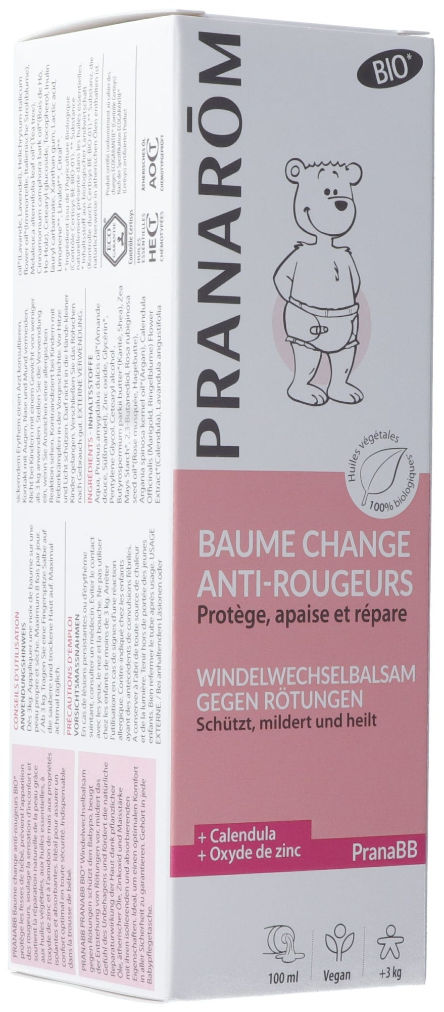 PRANAROM PranaBB Balsamo antiarrossamento per pannolini eco bio 100ml