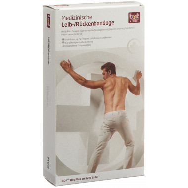Cintura a coste Bort uomo 16cm XL -128cm bianco