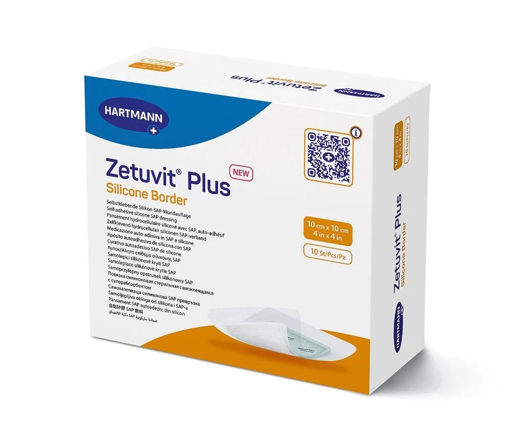 Zetuvit Plus Bordo in silicone 10x10cm 10 pezzi