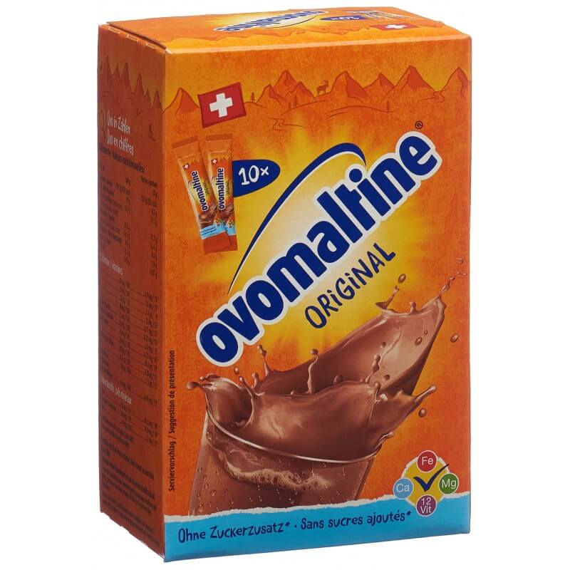 Ovomaltina Original Plv Stickpack 10 x 15g