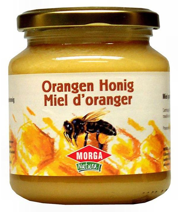 Vasetto di miele d'arancio Morga 500g