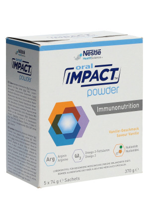 Impact Oral Immunonutrition Plv Vanilla 5 x 74 g