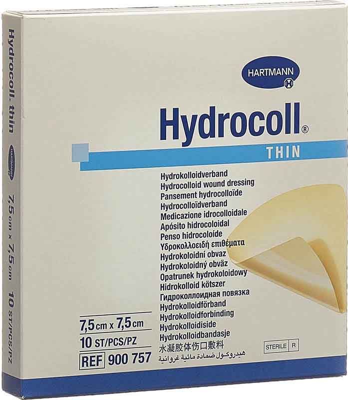 IDROCOLLOIDE SOTTILE Verb 7,5x7,5 cm 10 pezzi