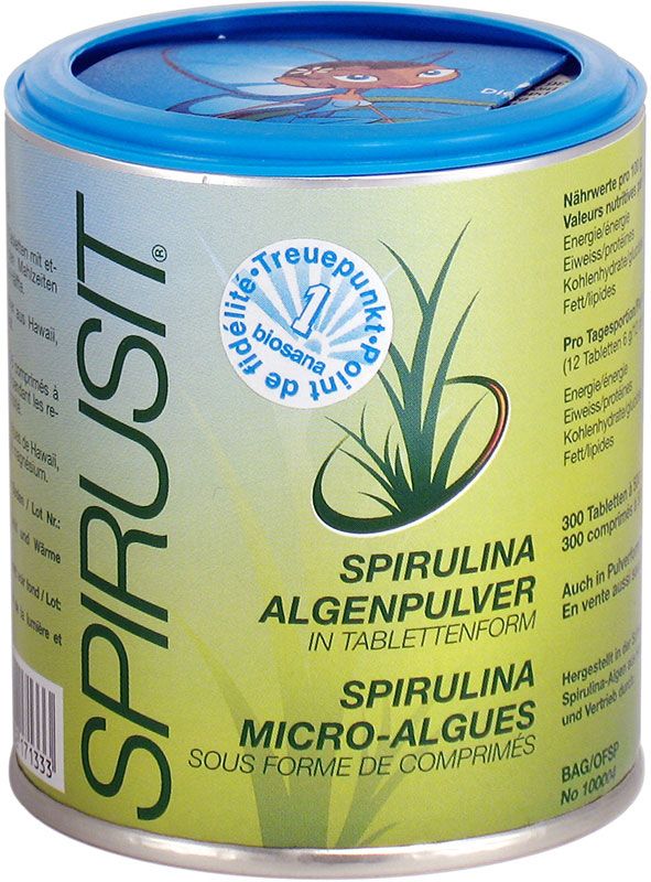 SPIRUSIT Compresse di microalghe 500 mg Ds 300 pezzi