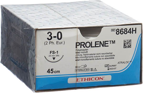 PROLENE 45cm blu 3-0 FS-1 36 pezzi