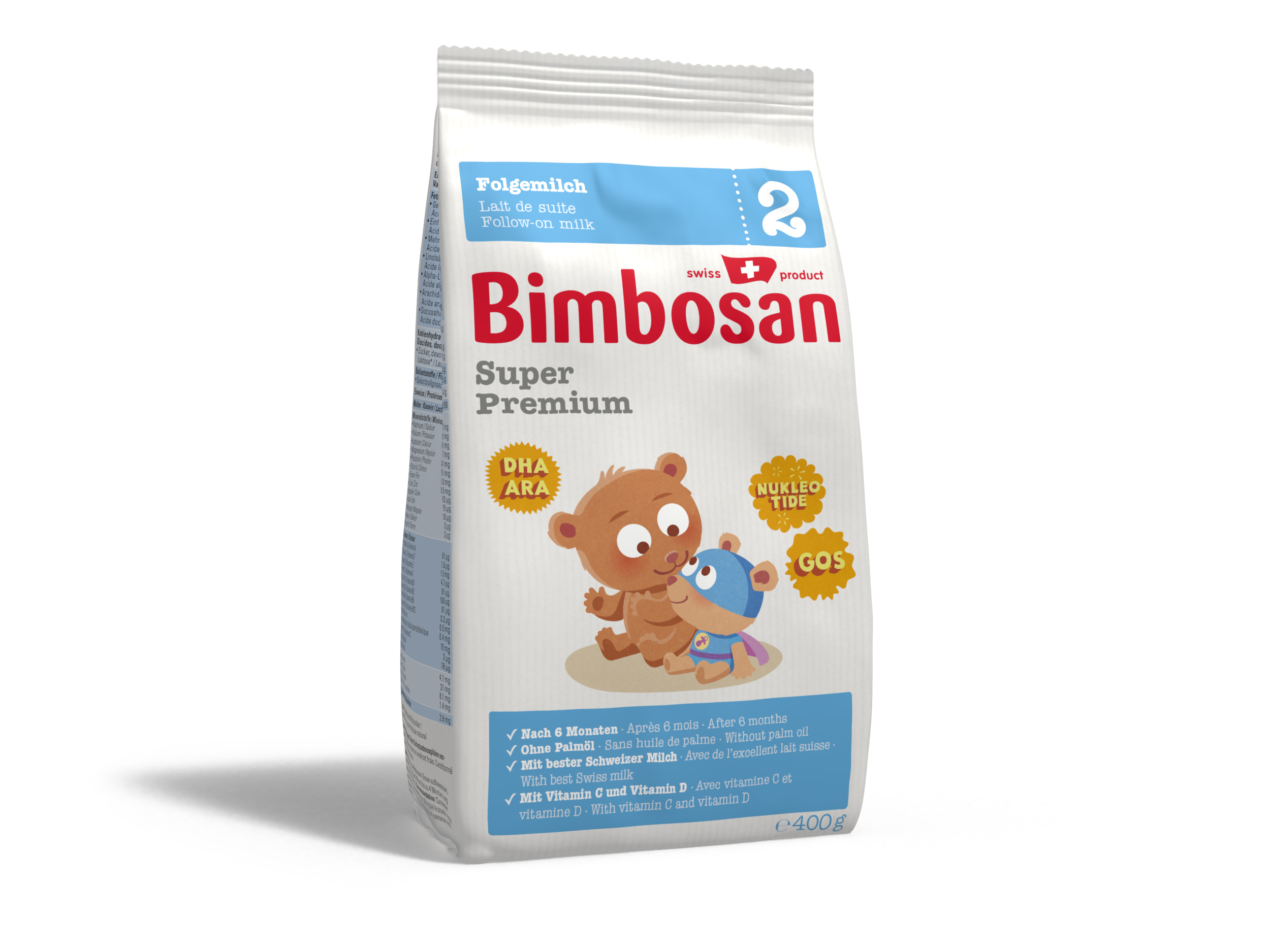 BIMBOSAN Super Premium 2 Folgemilch refill 400g
