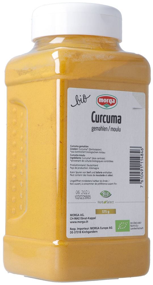 MORGA Spezia Curcuma macinata biologica Ds 575g