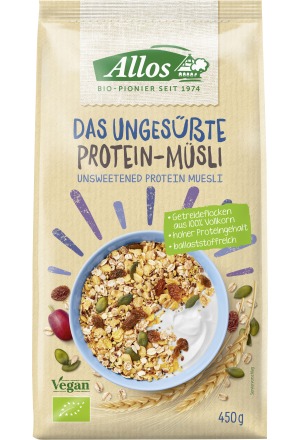 ALLOS Muesli proteico non zuccherato Btl 450g