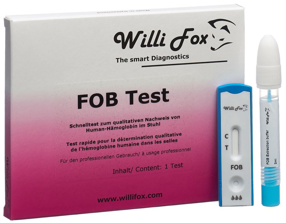 Test FOB di Willi Fox (emoglobina occulta nelle feci)