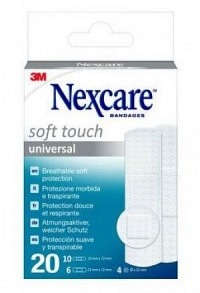 3M Nexcare Soft Touch cerotti universali 25x72 mm 20 pezzi