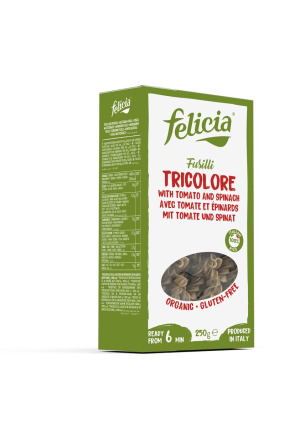 FELICIA Fusilli di Riso Tricolore senza glutine 250g
