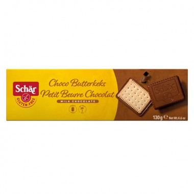 SCHÄR biscotto al burro Choco senza glutine 130g