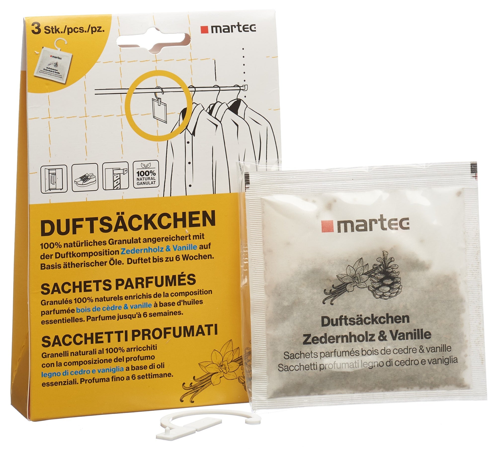 Profumo per armadi martec 3 pezzi