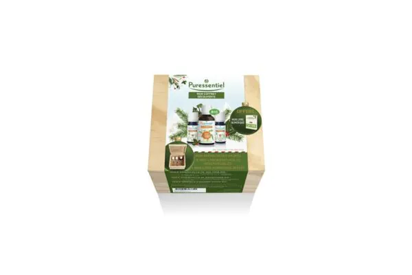 Scatola natalizia Puressentiel mini barretta al gusto di Natale