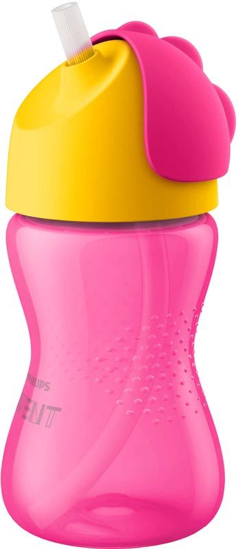 Philips AVENT Tazza con cannuccia 300ml Ragazza rosa