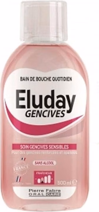 ELUDAY soluzione per il risciacquo della bocca flacone per gomma 500ml