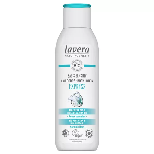 Lavera Basis Sensitiv Body Lotion express Aloe Vera & Jojoba flacone da 250ml