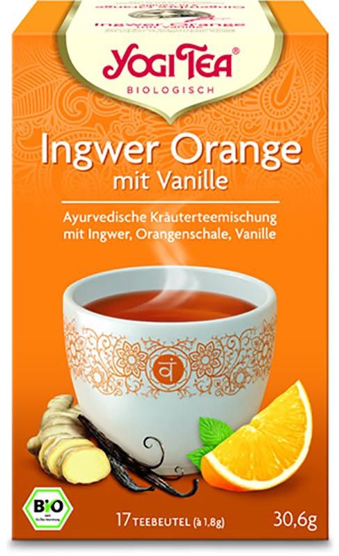 Yogi Tea Zenzero e Arancia con Vaniglia 17 Btl 1,8g