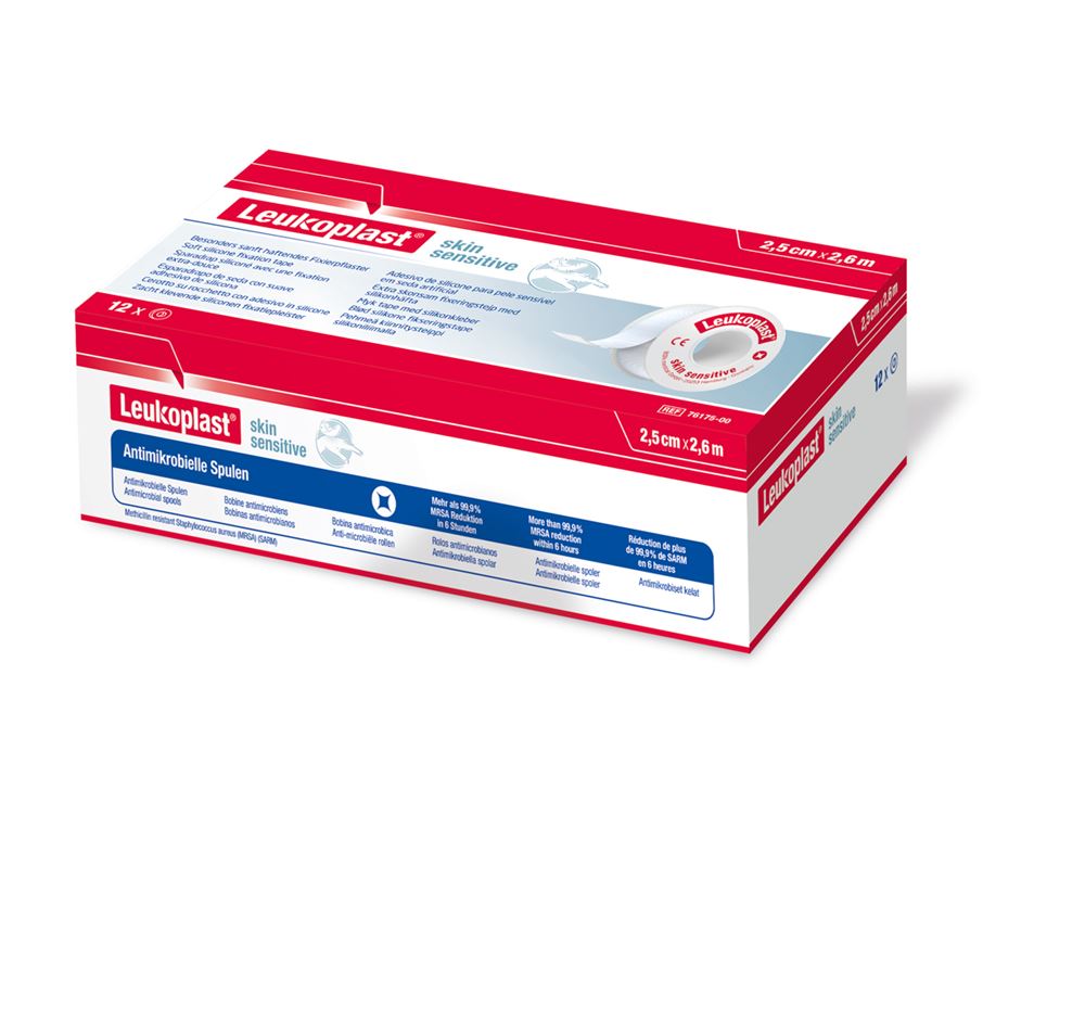 LEUKOPLAST skin sensitive Silik 2,5 cmx2,6 m 12 pezzi