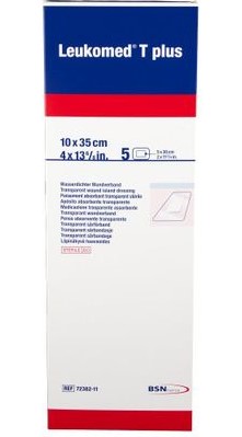 Leukomed T plus, medicazione trasparente 10 x 35 cm, 5 pezzi