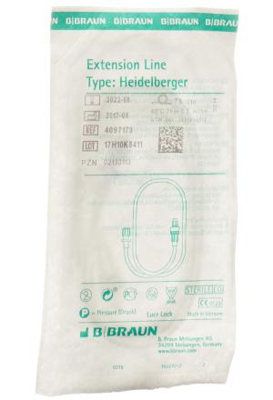 B. Braun Extension Line Type Heidelberger 75cm Luer Lock