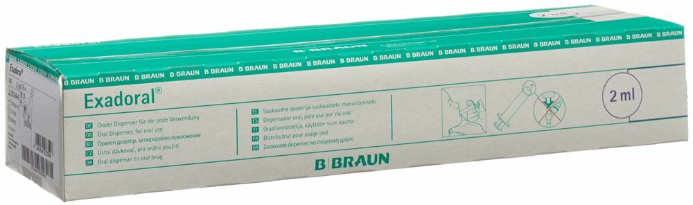 EXADORAL siringa 2ml 100 pezzi