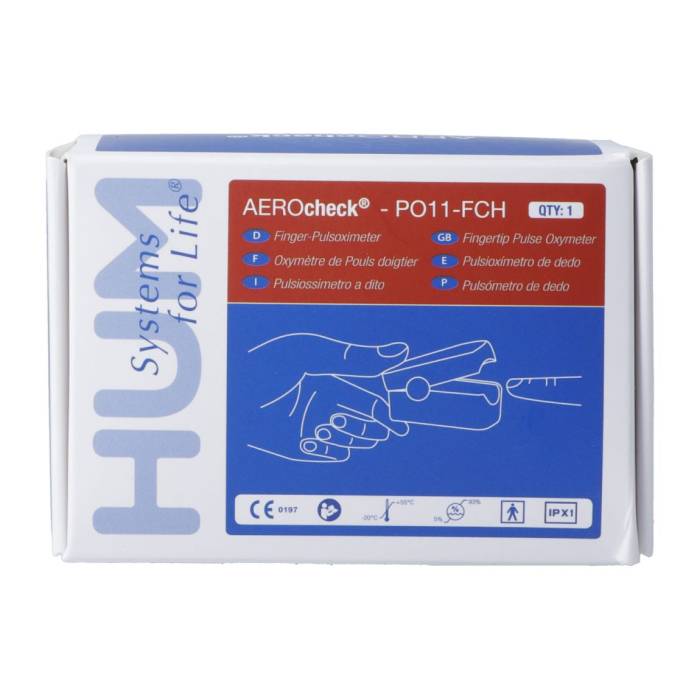 Pulsossimetro AEROcheck HUM
