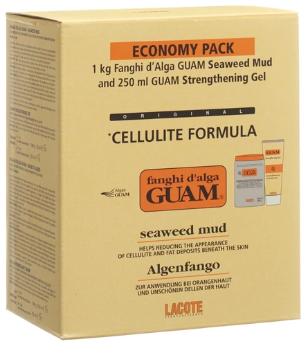 GUAM alghe fango classic cure pack 1kg + gel