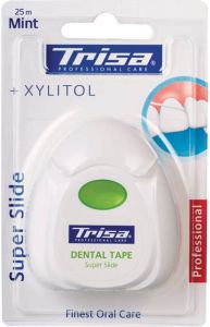 Filo interdentale Trisa Super Slide 25m menta Xilitolo