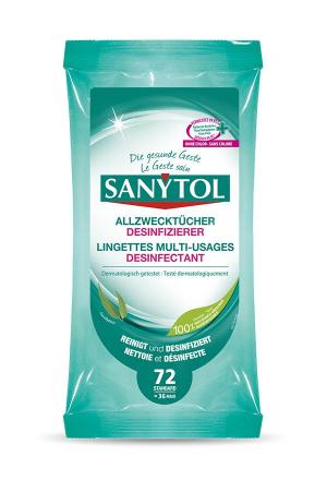 Sanytol salviette disinfettanti multiuso Btl 72 pezzi
