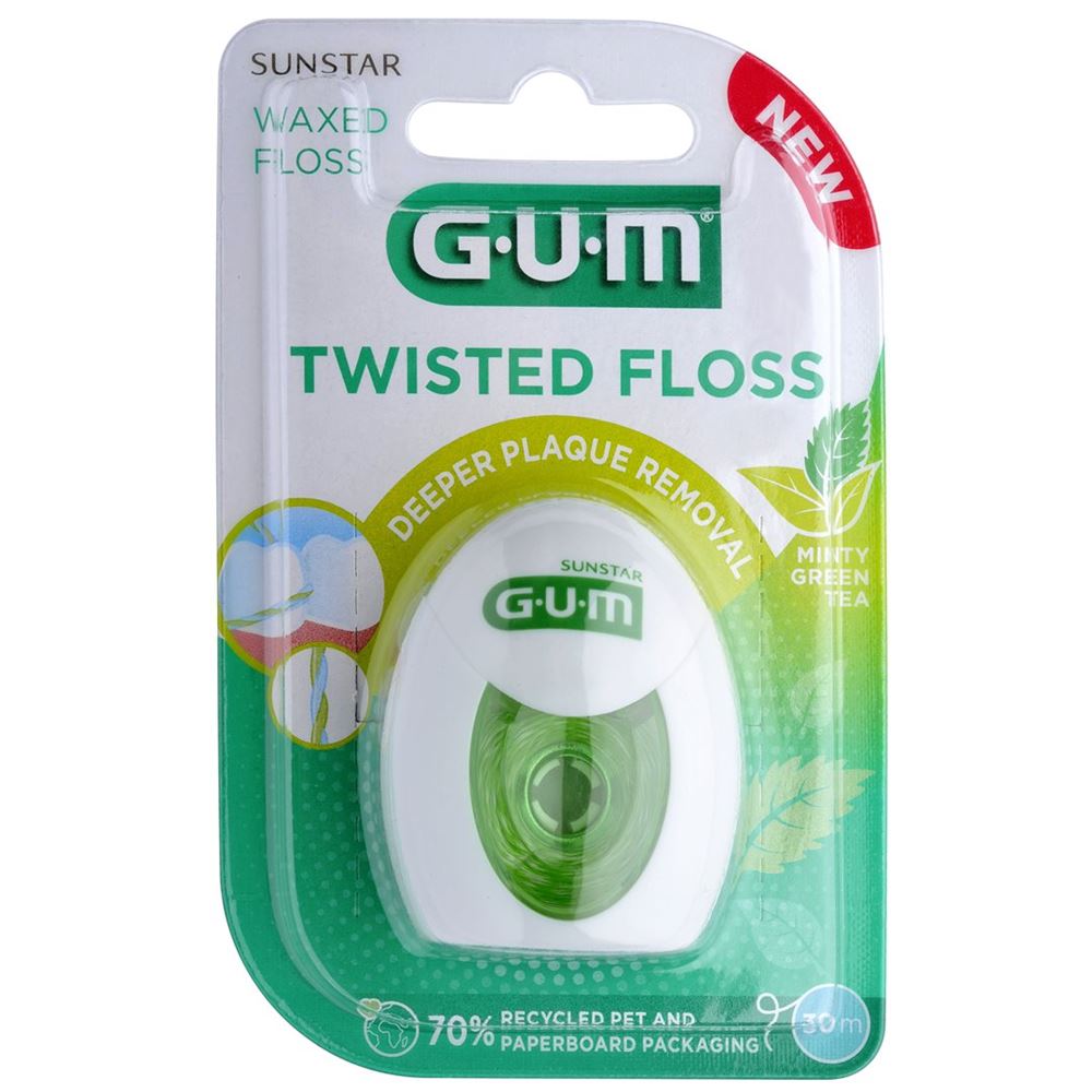 GUM TWISTED FLOSS filo interdentale 30m cerato