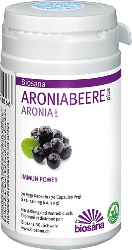 BIOSANA Bacche di aronia plus caps Ds 70 pezzi