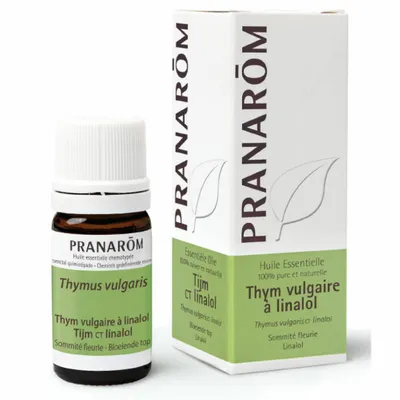 PRANAROM Timo Linalolo punte di fiori etere/olio BIO Fl 5ml