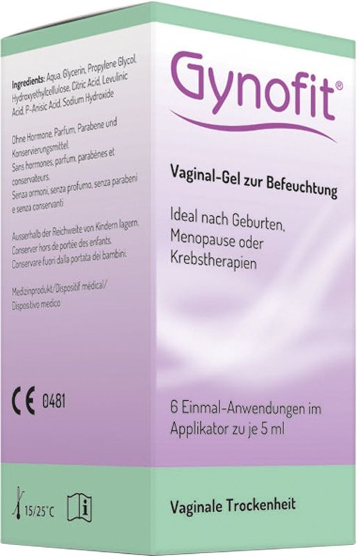 Gynofit gel vaginale idratante 6 x 5 ml