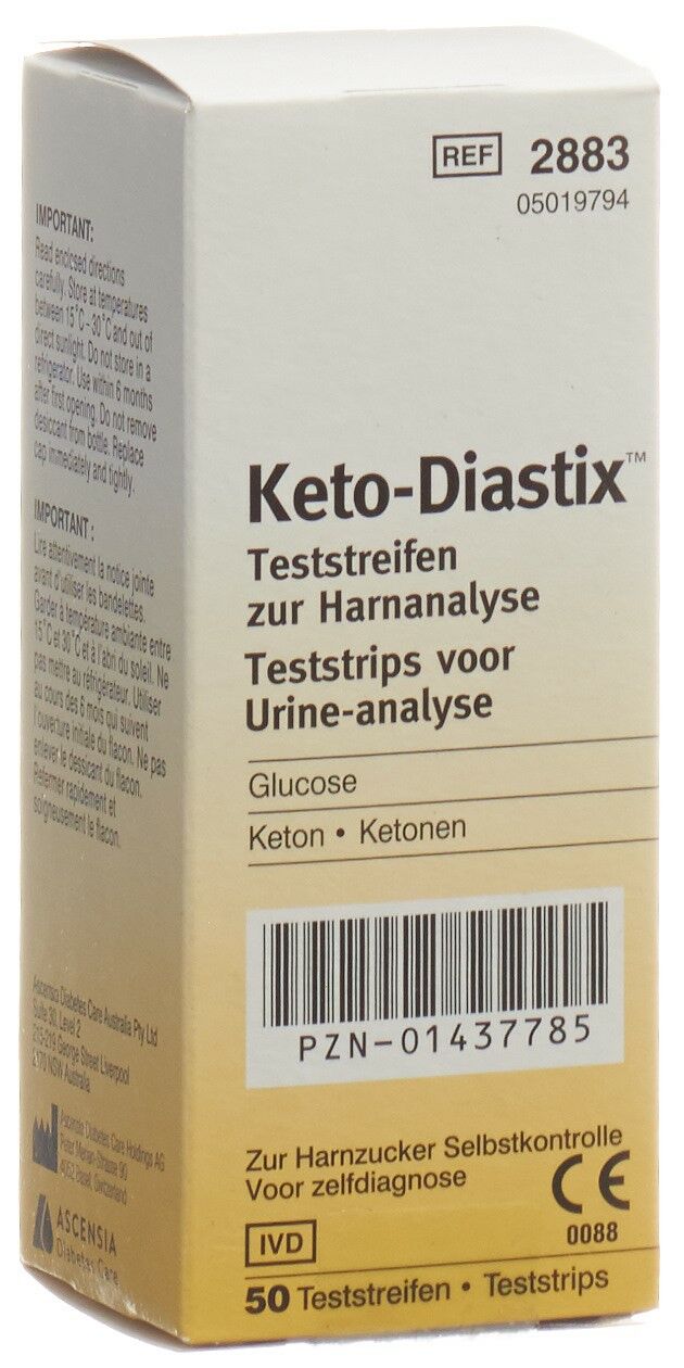 Strisce Keto-Diastix 50 pezzi