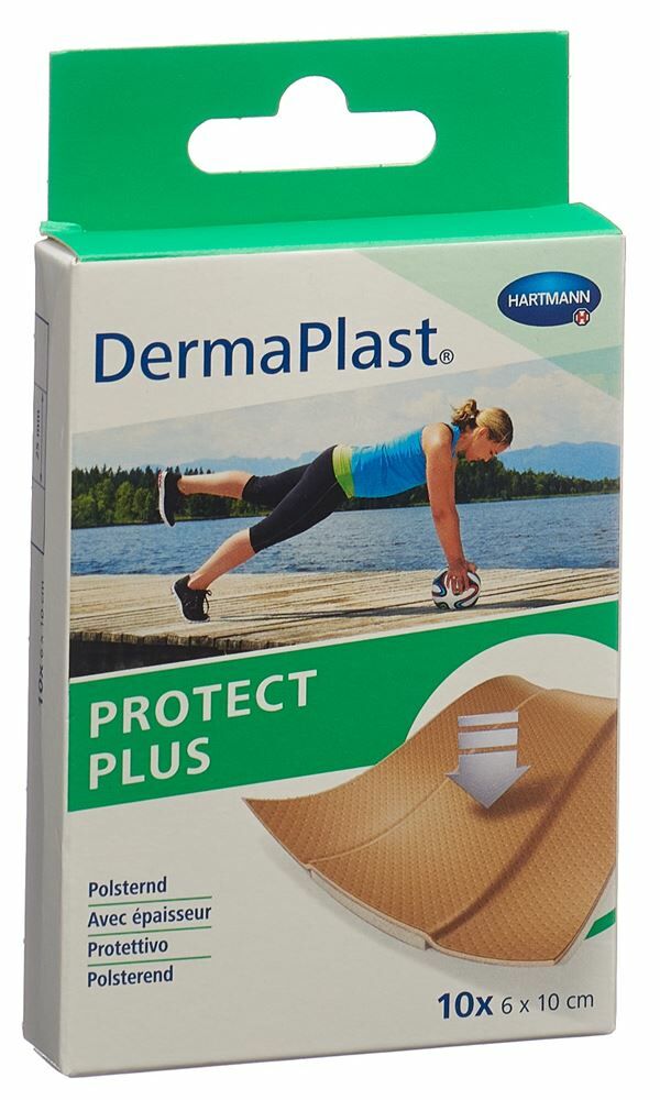 Dermaplast ProtectPlus 6x10cm 10 pezzi