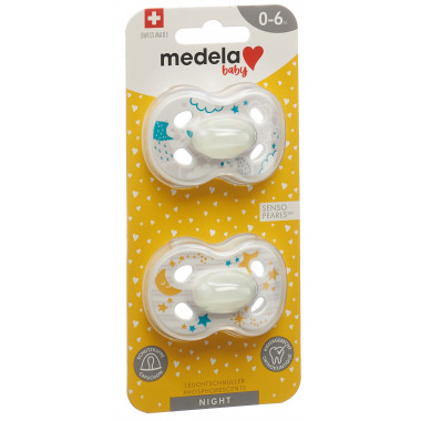 Medela Baby Nuggi Night&Night 0-6 Animali 2 pezzi