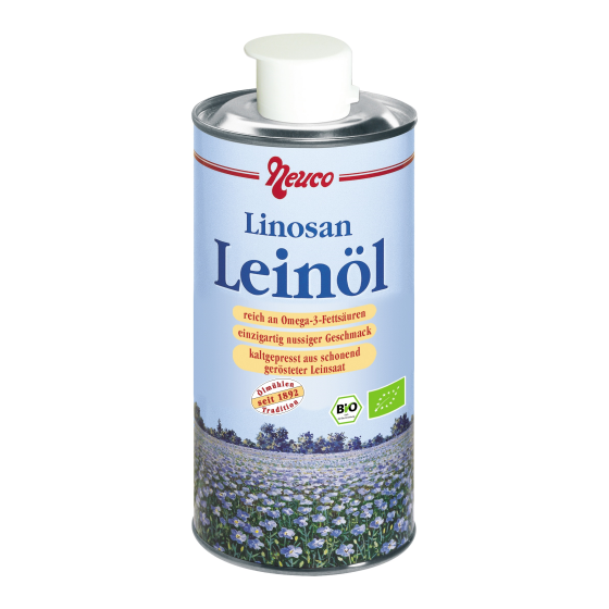NEUCO olio di lino alimentare non raffinato biologico Ds 500ml