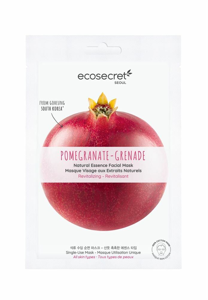 ECOSECRET maschera viso revitali al melograno 20ml