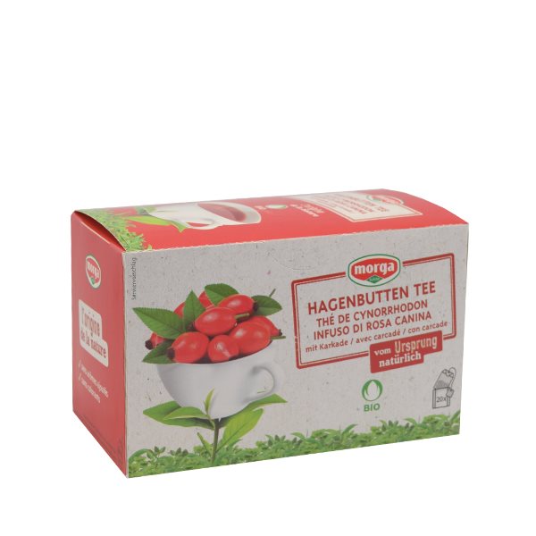 Morga Hagenbutten Tea w/H Organic Bud Btl 20 pezzi
