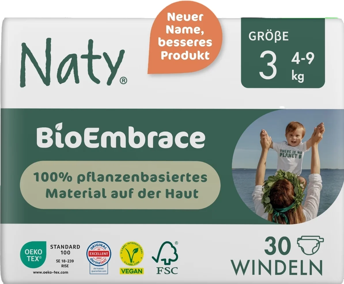 NATY pannolino Midi Nr3 4-9kg Btl 30 pezzi
