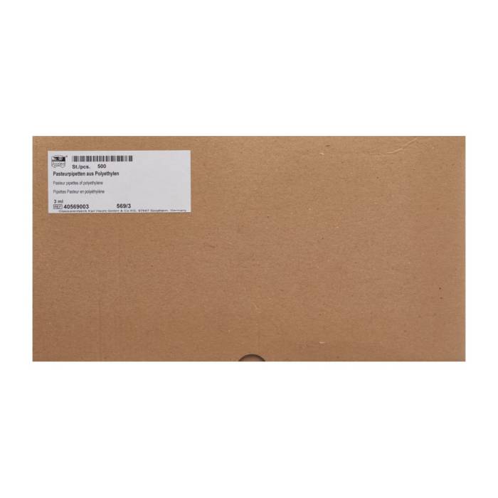 ASSISTENT Pipette Pasteur 3ml Polietilene 500 pz.