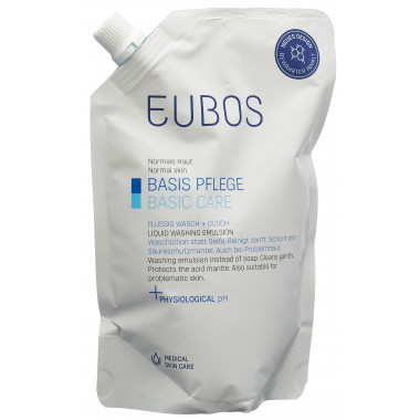 Eubos Sapone liquido non profumato blu ricarica Btl 400ml
