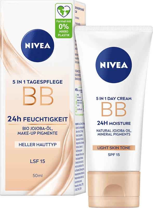 Nivea 5in1 Day Care BB Light SPF15 Tb 50ml