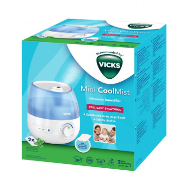 Vicks Mini Umidificatore a ultrasuoni ad aria fredda VUL525E